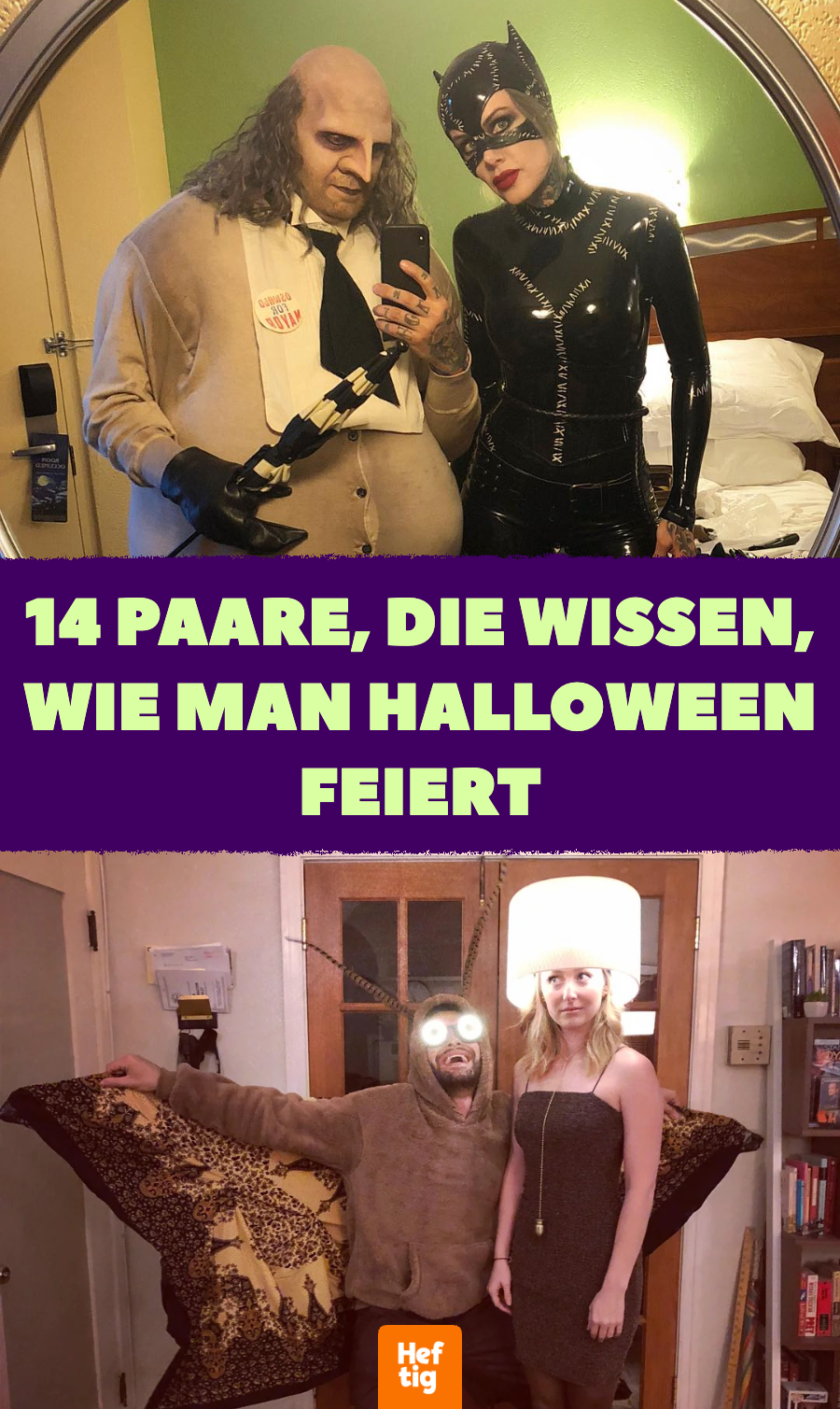 Halloween-Kostüme: Die 14 kreativsten Paarkostüme