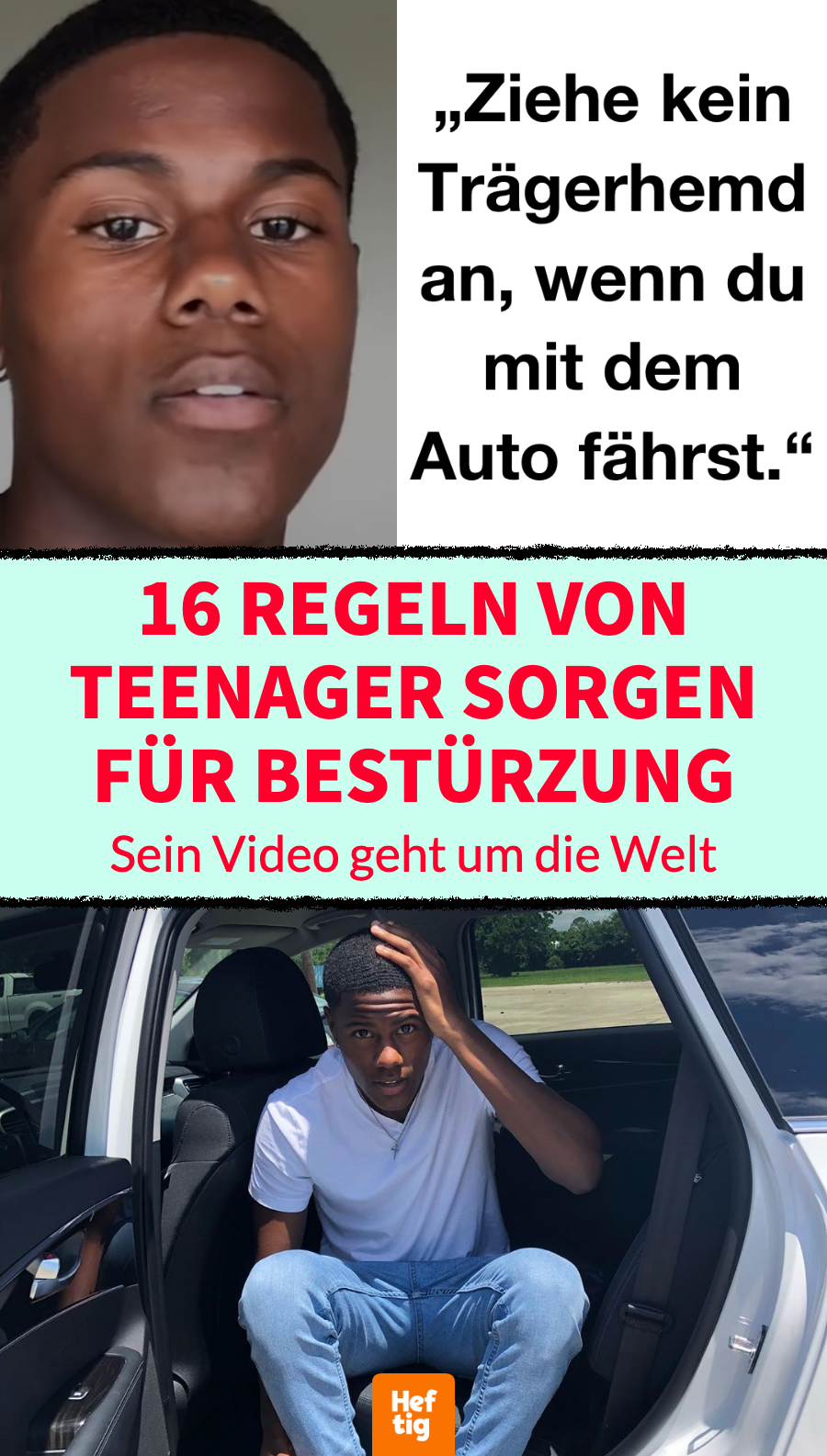 16 Regeln von Teenager sorgen für Bestürzung