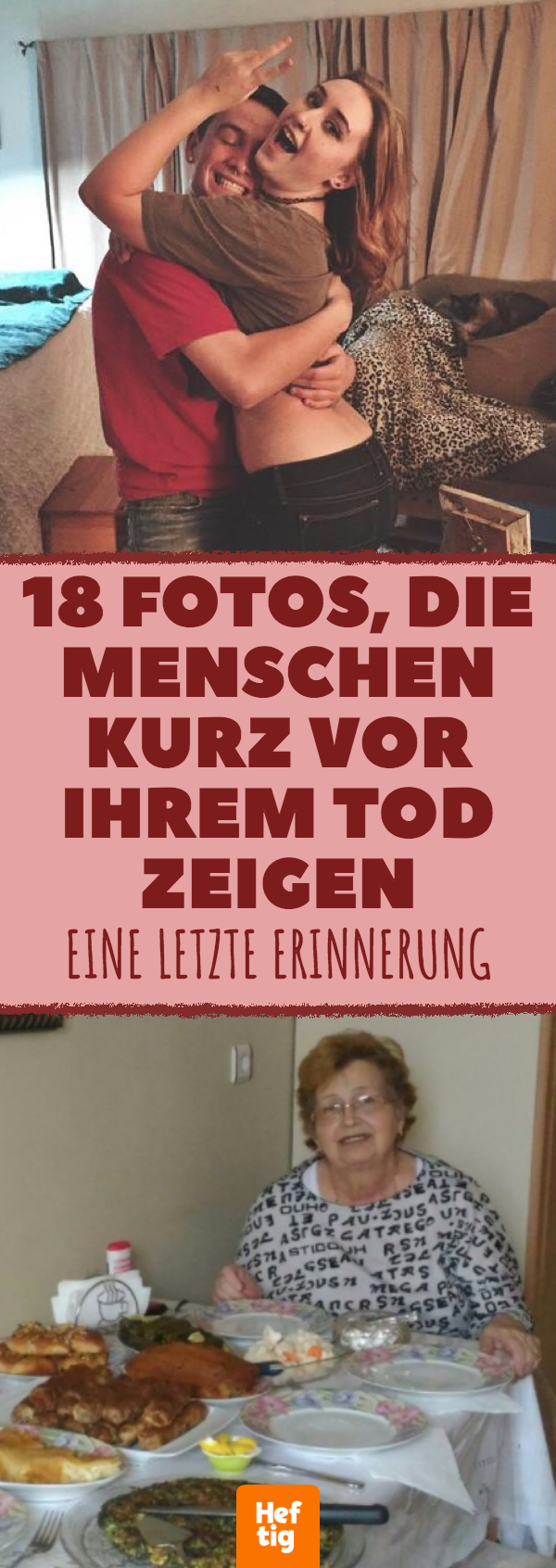 15 Fotos, die Menschen kurz vor ihrem Tod zeigen