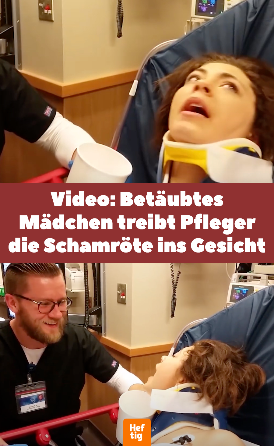 Video: Lustiger Heiratsantrag unter Narkose