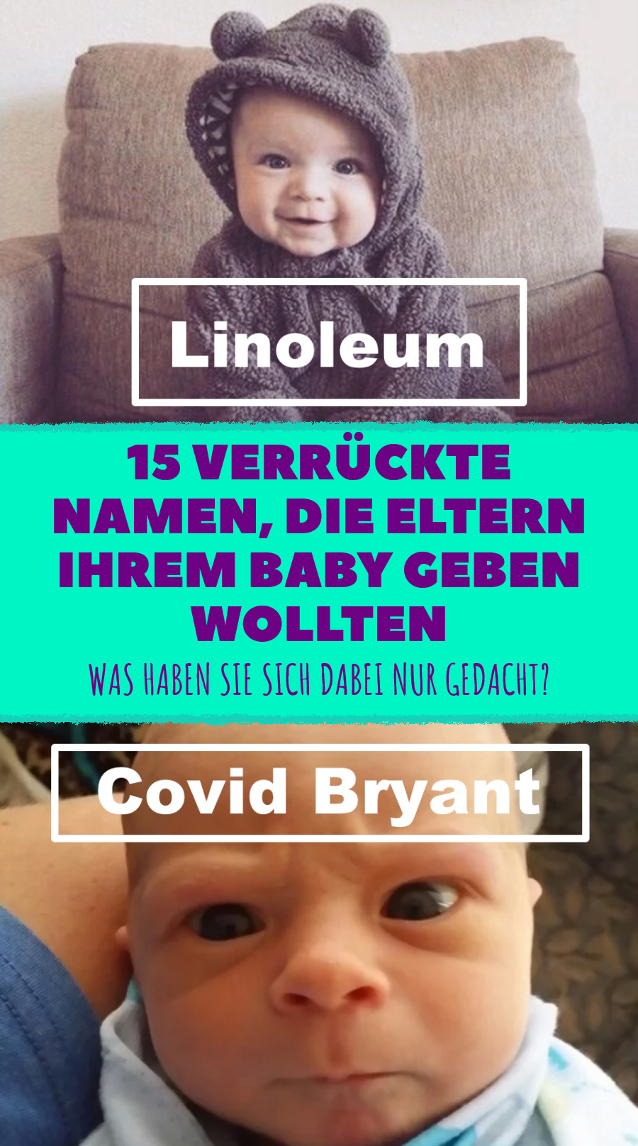 Hebammen packen aus: Die 15 verrücktesten Babynamen