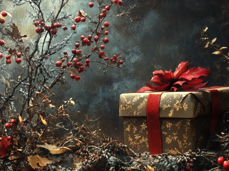 Ein Geschenk. (KI-generiert)