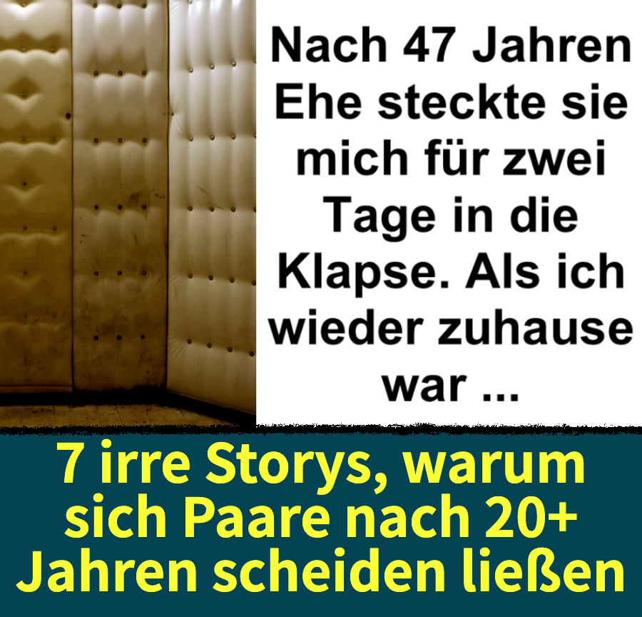 Gründe für Scheidung nach über 20 Jahren Ehe