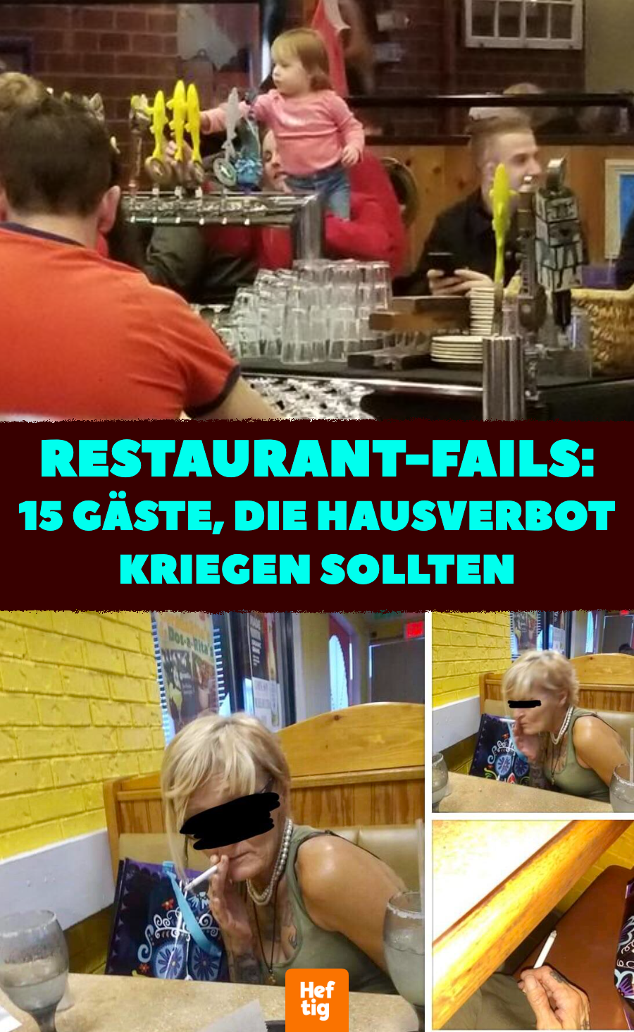 Restaurant-Fails: Gäste, die Hausverbot kriegen sollten