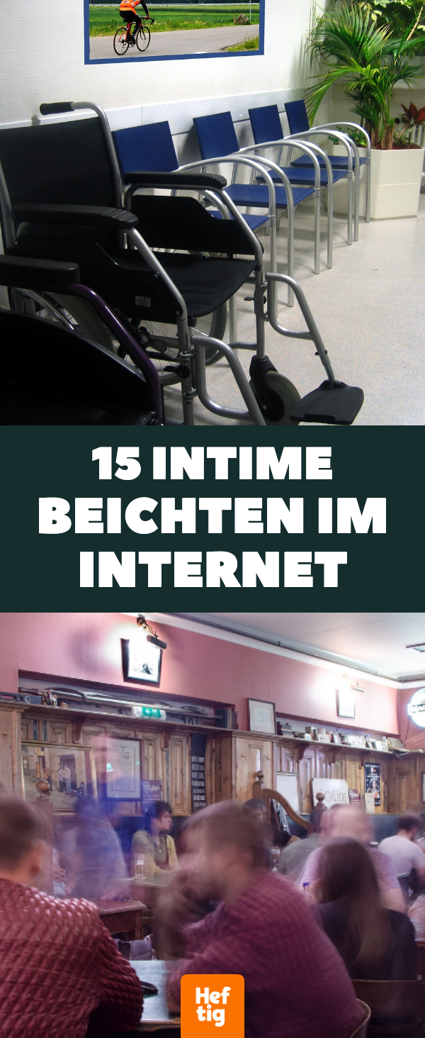 15 Menschen beichten Sünden und Geheimnisse im Internet