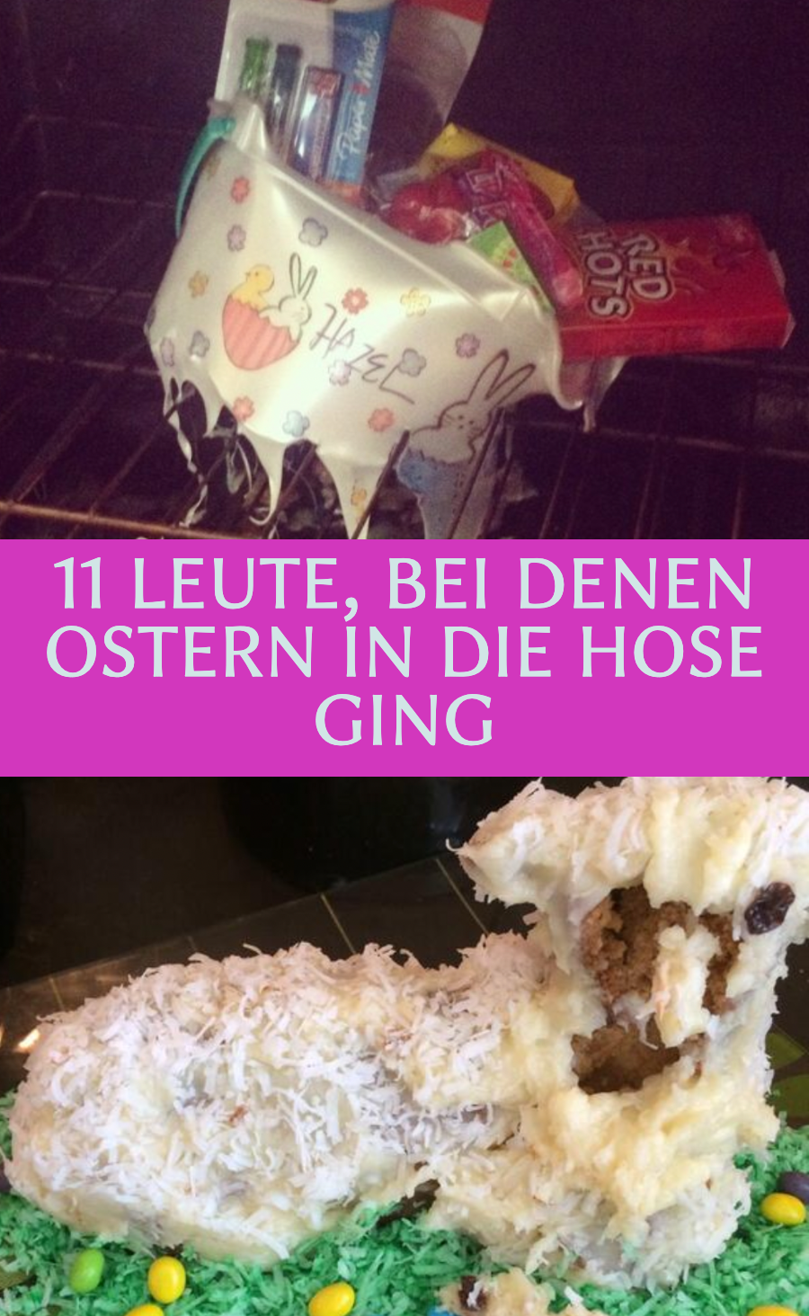 11 Leute, bei denen Ostern in die Hose ging