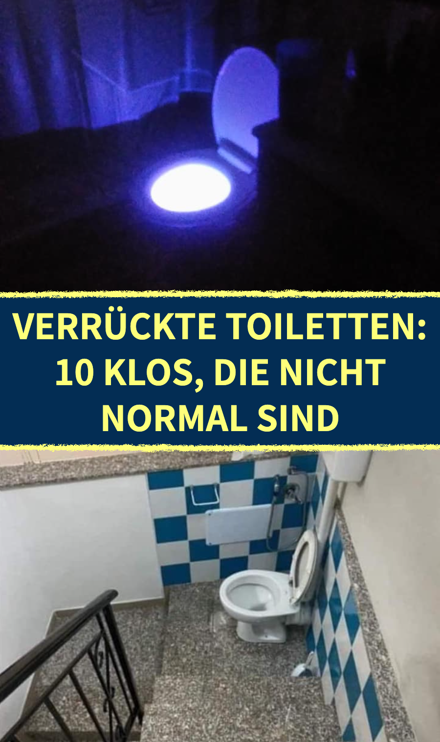 10 Toiletten, auf denen man kein Geschäft machen will