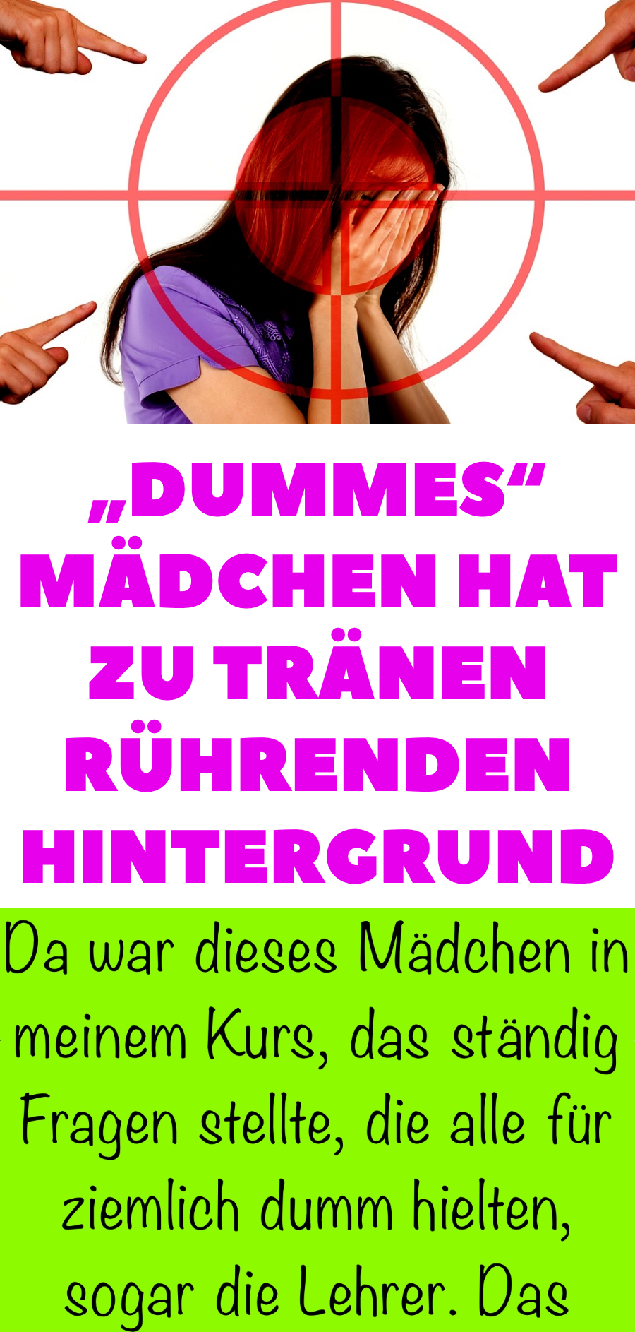 „Dumme Fragen“ eines Mädchens entpuppen sich als pure Menschlichkeit