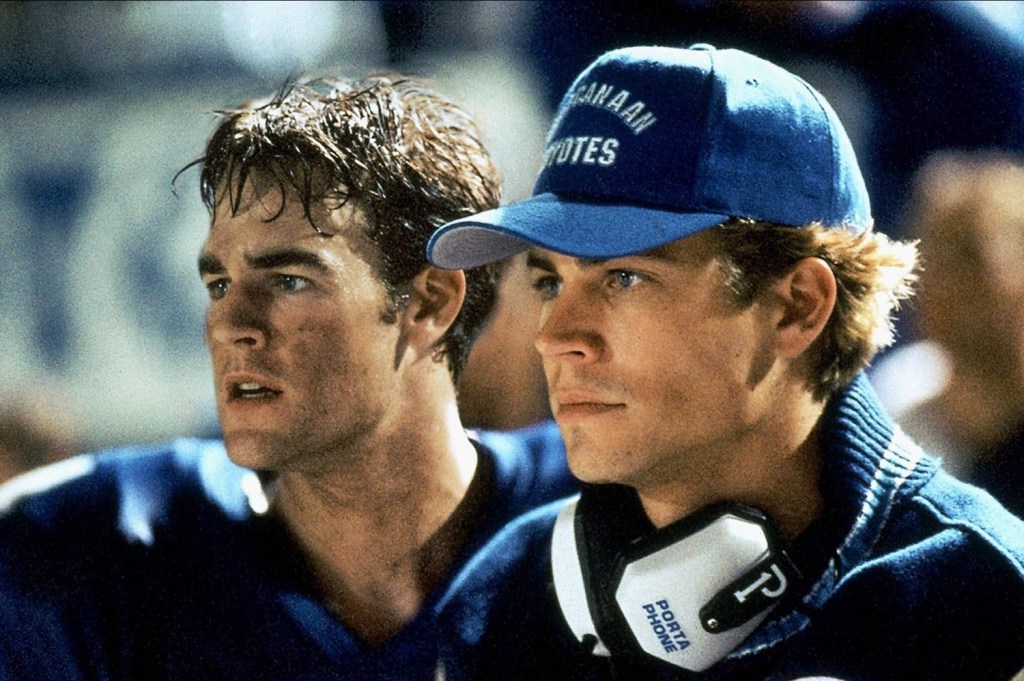 James Van Der Beek und Paul Walker in „Varsity Blues“ (1999).