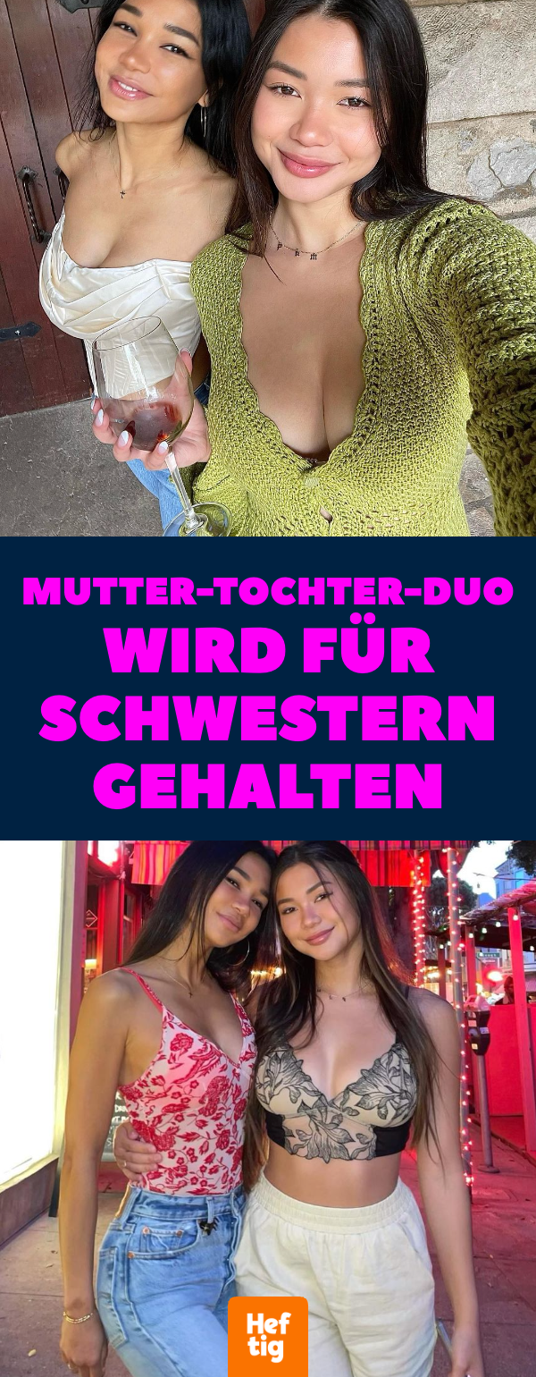 Keine Schwestern: Mutter geht mit Tochter auf Doppel-Dates