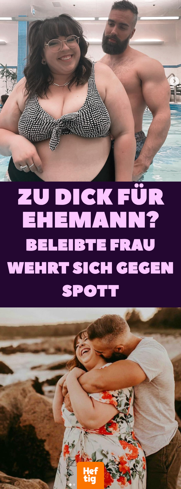 Zu dick für Ehemann? Frau verteidigt sich