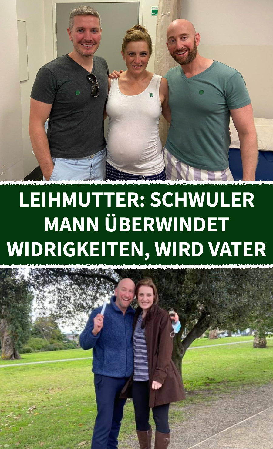 Leihmutter: Schwuler Mann überwindet Widrigkeiten, wird Vater