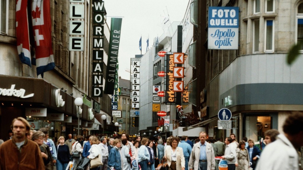 Die Innenstadt von Hannover in den 1980er Jahren.