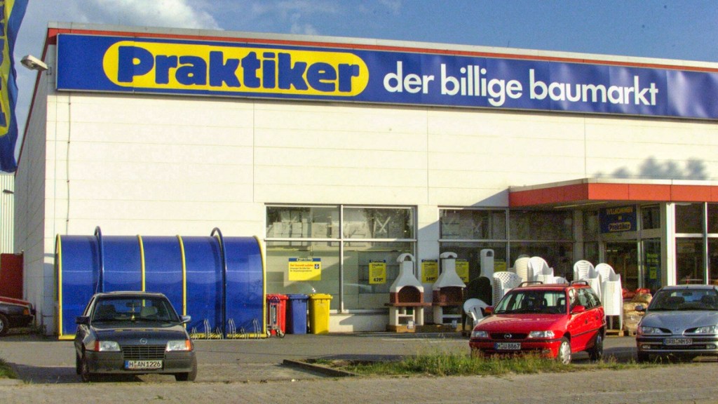 Eine Filiale von Praktiker.