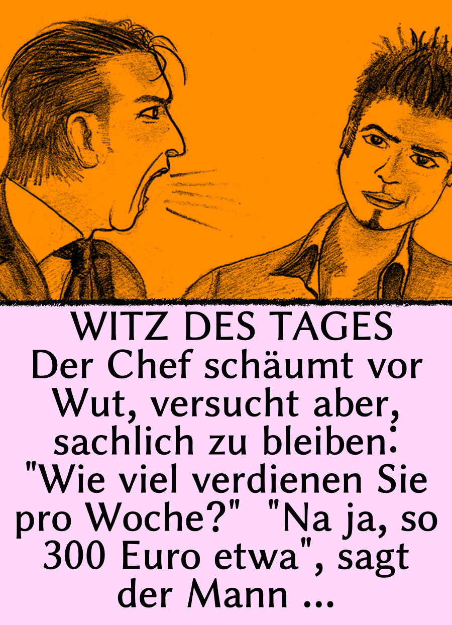 Witz des Tages: Neuer Chef will Durchsetzungsstärke beweisen